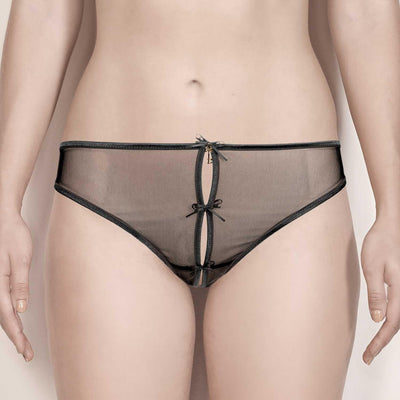 Escora Selma String Overt 4576/237-Anna Bella Fine Lingerie-Black-XSmall-