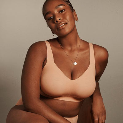 Evelyn & Bobbie Beyond Bra in Himalayan Salt-Anna Bella Fine Lingerie-Himalayan Salt-Small-