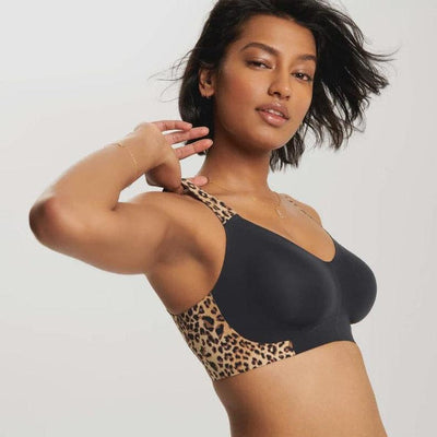 Evelyn & Bobbie Beyond Bra in Leopard-Anna Bella Fine Lingerie-Leopard-Small-