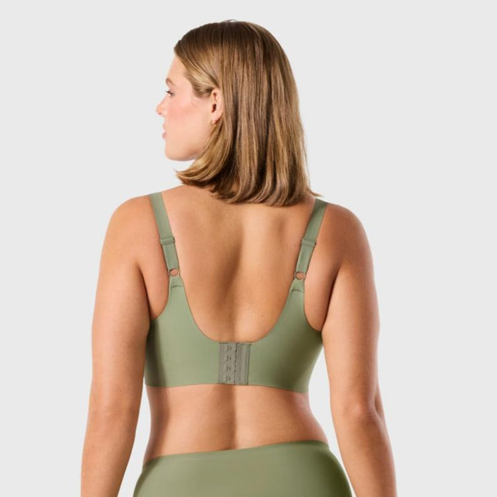 Evelyn &amp; Bobbie Beyond Bra in Matcha-Non-Wired Bras-Evelyn &amp; Bobbie-Matcha-Medium-Anna Bella Fine Lingerie, Reveal Your Most Gorgeous Self!