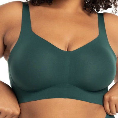 Evelyn & Bobbie Beyond Bra in Monstera Green-Anna Bella Fine Lingerie-Monstera Green-Small-