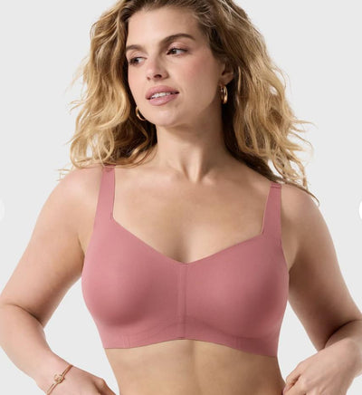 Evelyn & Bobbie Beyond Bra in Pink Canyon-Anna Bella Fine Lingerie-Pink Canyon-Large-