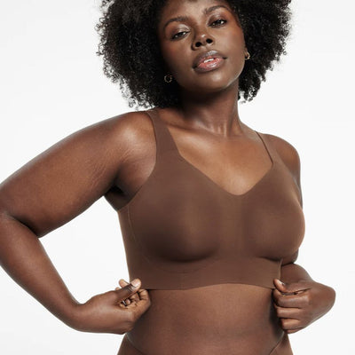 Evelyn & Bobbie Beyond Bra in Umber-Non-Wired Bras-Evelyn & Bobbie-Umber-Medium-Anna Bella Fine Lingerie, Reveal Your Most Gorgeous Self!