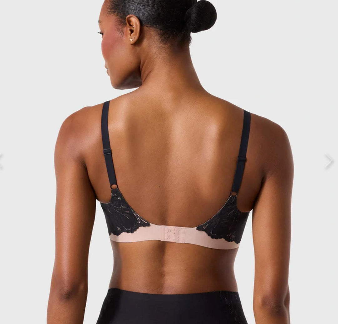 Evelyn &amp; Bobbie Beyond Lace Bra in Black-Non-Wired Bras-Evelyn &amp; Bobbie-Noir Lace-Small-Anna Bella Fine Lingerie, Reveal Your Most Gorgeous Self!