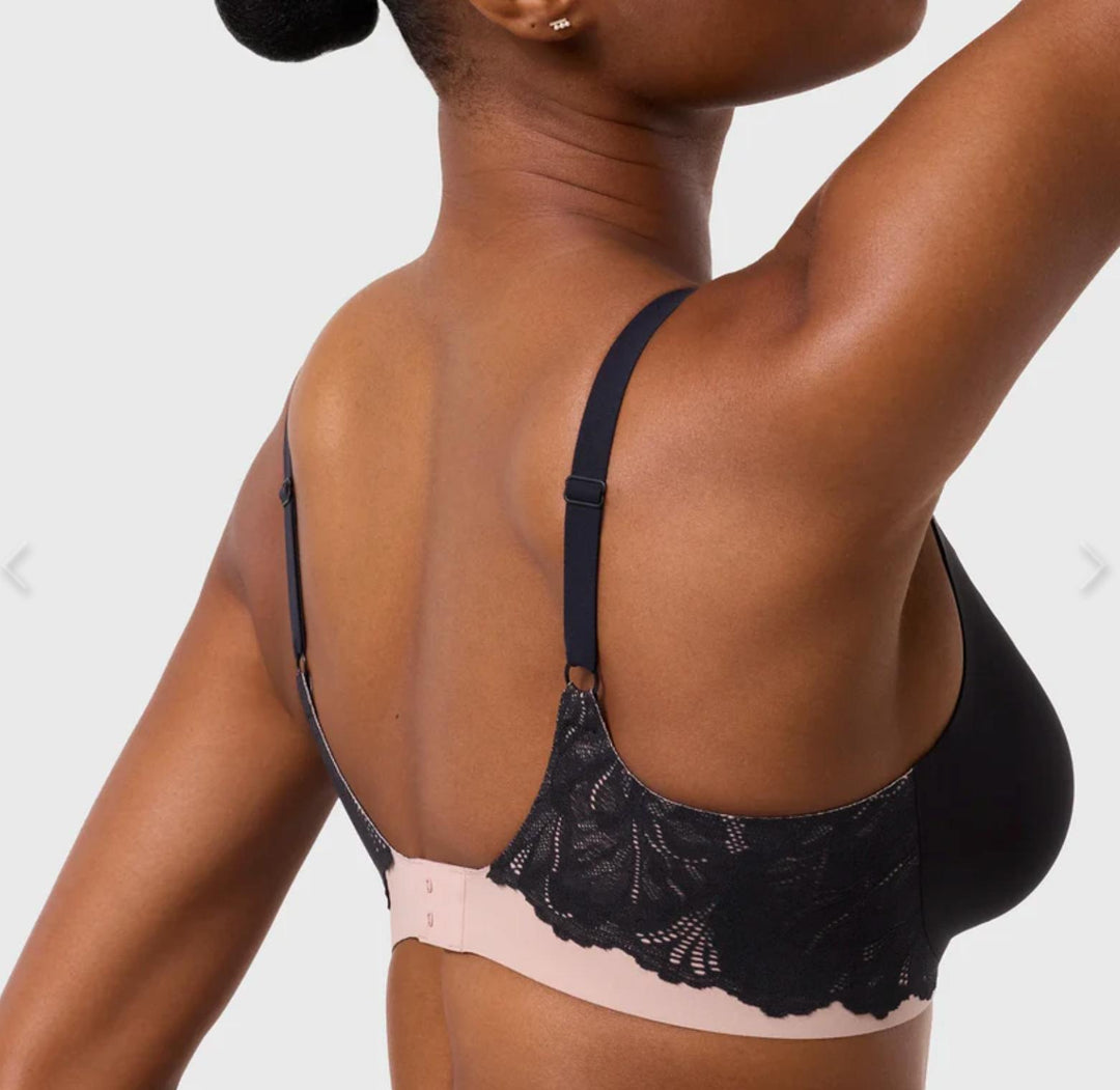Evelyn &amp; Bobbie Beyond Lace Bra in Black-Non-Wired Bras-Evelyn &amp; Bobbie-Noir Lace-Small-Anna Bella Fine Lingerie, Reveal Your Most Gorgeous Self!