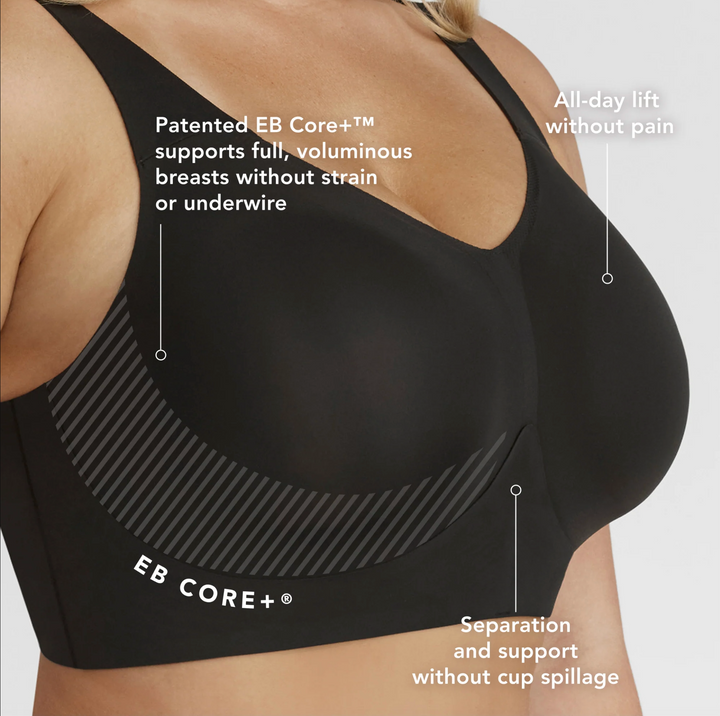 Evelyn &amp; Bobbie Busty Bra in Black-Non-Wired Bras-Evelyn &amp; Bobbie-Black-Small-Anna Bella Fine Lingerie, Reveal Your Most Gorgeous Self!