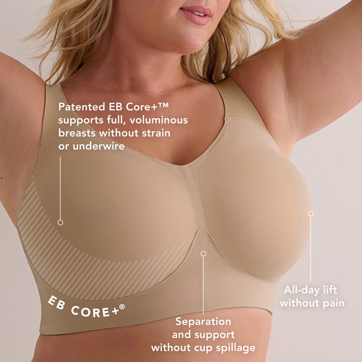 Evelyn &amp; Bobbie Busty Bra in Sand-Non-Wired Bras-Evelyn &amp; Bobbie-Sand-Small-Anna Bella Fine Lingerie, Reveal Your Most Gorgeous Self!