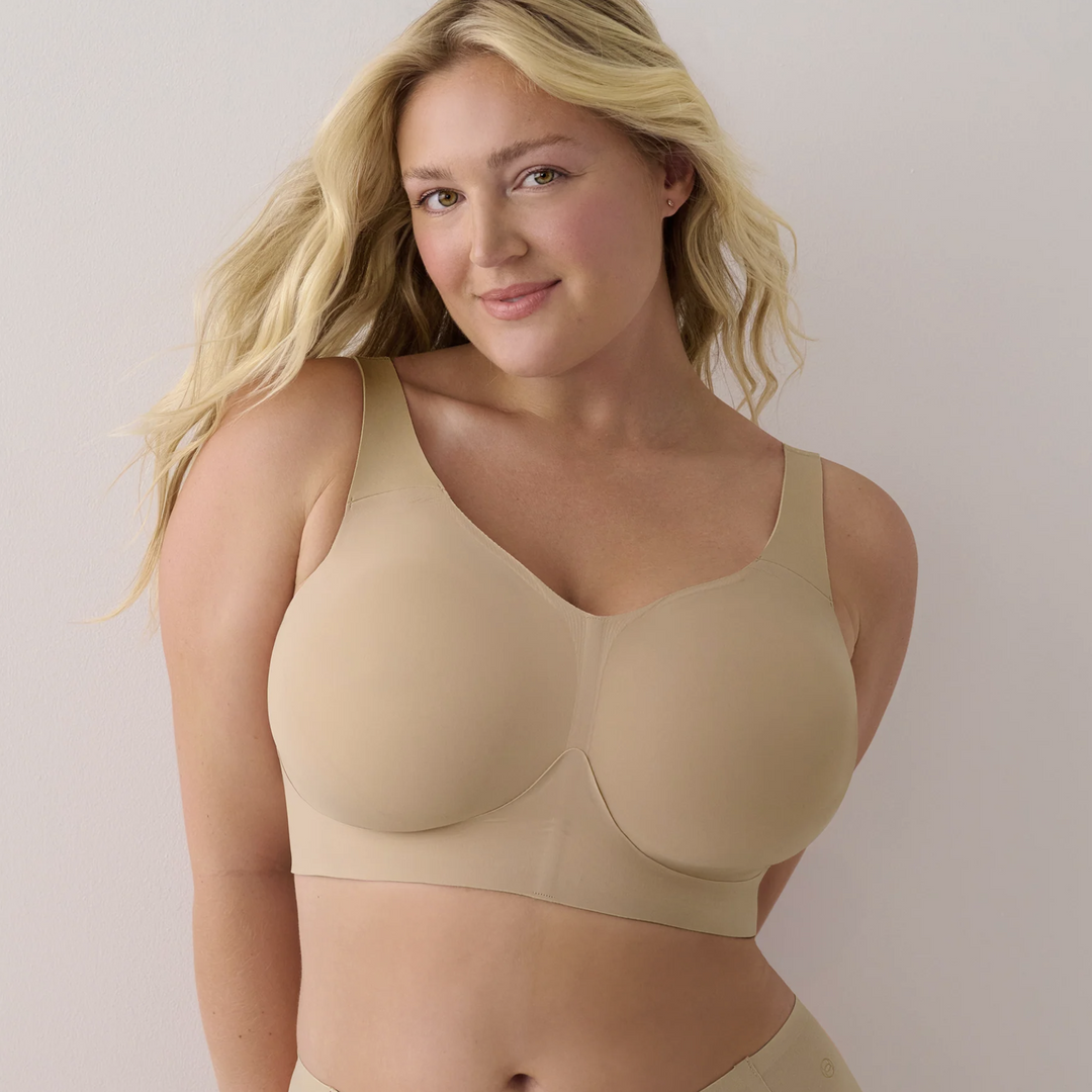 Evelyn & Bobbie Busty Bra in Sand-Non-Wired Bras-Evelyn & Bobbie-Sand-Small-Anna Bella Fine Lingerie, Reveal Your Most Gorgeous Self!