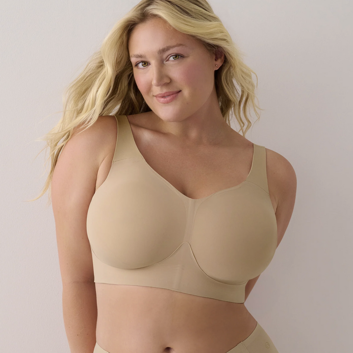 Evelyn &amp; Bobbie Busty Bra in Sand-Non-Wired Bras-Evelyn &amp; Bobbie-Sand-Small-Anna Bella Fine Lingerie, Reveal Your Most Gorgeous Self!