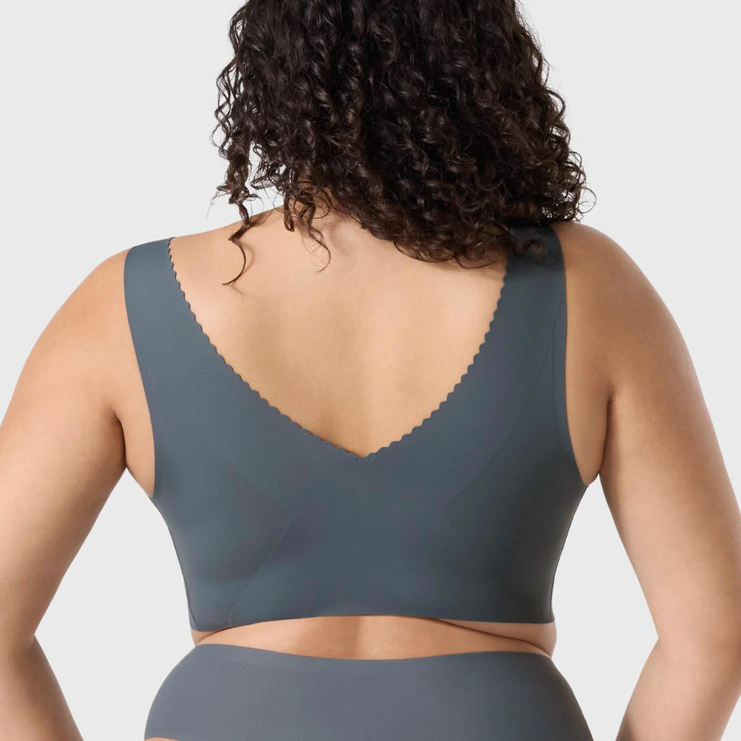 Evelyn &amp; Bobbie Evelyn Bra in Slate Grey-Non-Wired Bras-Evelyn &amp; Bobbie-Slate Grey-Medium-Anna Bella Fine Lingerie, Reveal Your Most Gorgeous Self!