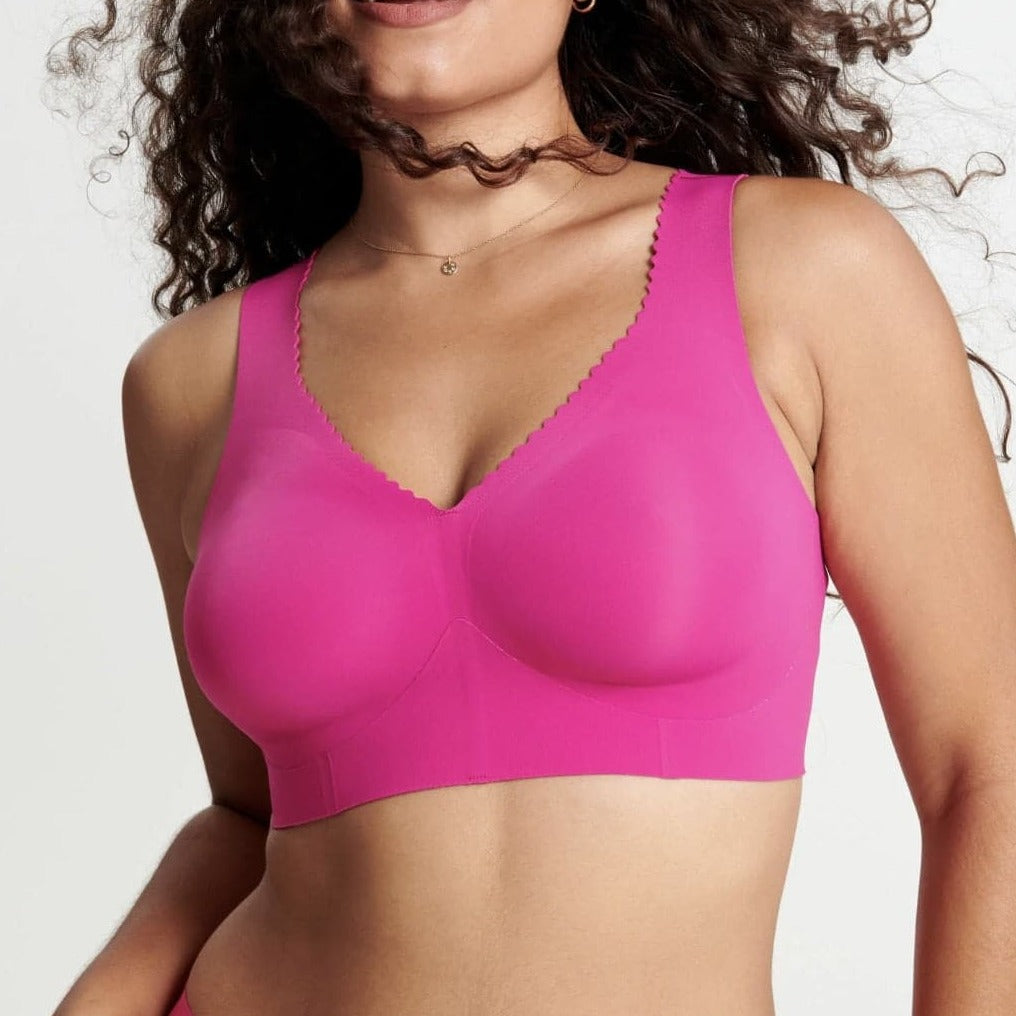 Evelyn & Bobbie Evelyn Bra in Wildflower Pink-Anna Bella Fine Lingerie-Wildflower Pink-Medium-