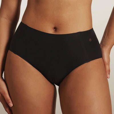 Evelyn & Bobbie High Waisted Retro Bikini-Panties-Evelyn & Bobbie-Sand-Fits 0-14-Anna Bella Fine Lingerie, Reveal Your Most Gorgeous Self!