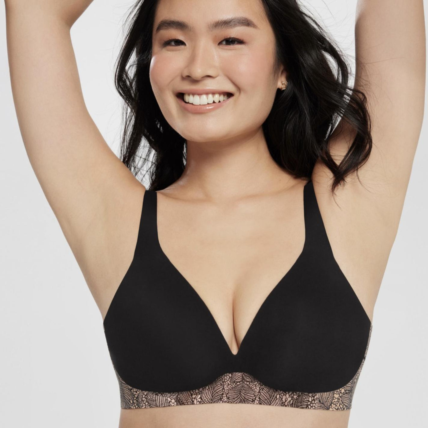 Evelyn & Bobbie Starlette Plunge Bra in Black Lace-Non-Wired Bras-Evelyn & Bobbie-Black Lace-Medium-Anna Bella Fine Lingerie, Reveal Your Most Gorgeous Self!