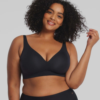 M&S BODY NONWIRED, NONPADDED SMOOTHING PLUNGE BRALET with FLEXIFIT RASP 20  (A-C) - Helia Beer Co