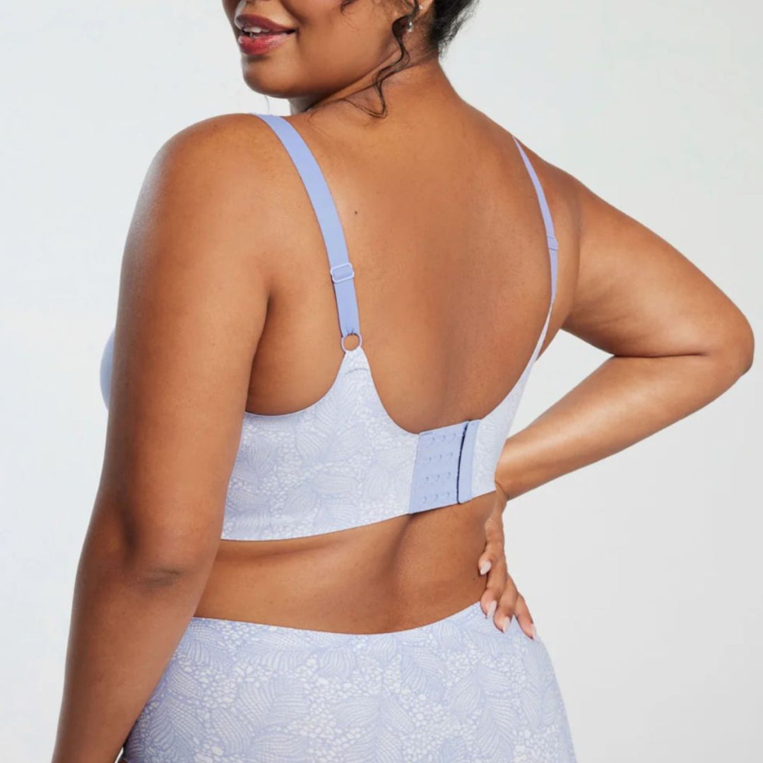Evelyn &amp; Bobbie Starlette Plunge Bra in Moonstone Lace-Non-Wired Bras-Evelyn &amp; Bobbie-Moonstone Lace-Medium-Anna Bella Fine Lingerie, Reveal Your Most Gorgeous Self!