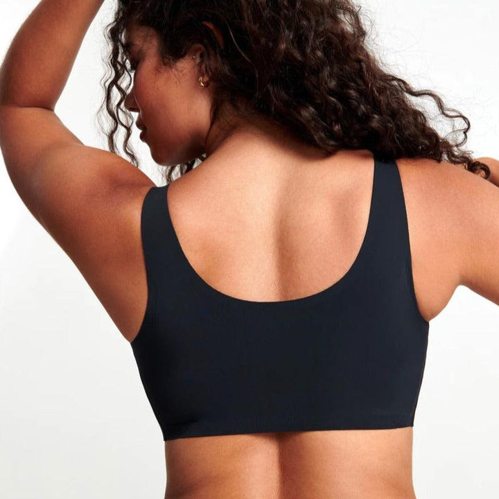 Evelyn and Bobbie Scoop Bra in Black-Non-Wired Bras-Evelyn &amp; Bobbie-Black-XSmall-Anna Bella Fine Lingerie, Reveal Your Most Gorgeous Self!