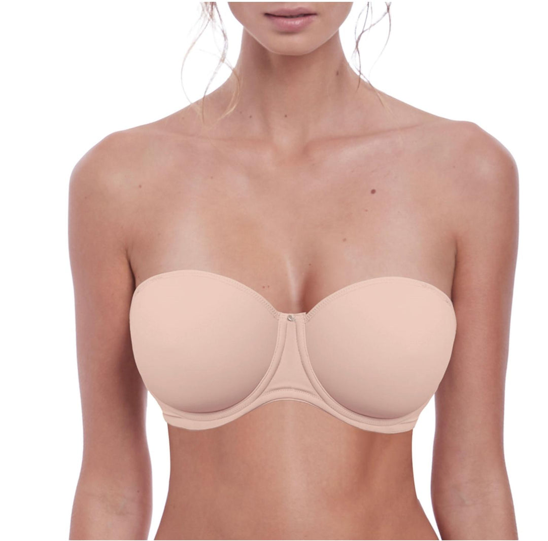 Fantasie Aura Strapless Bra in Natural Beige FL2320-Strapless Bras-Fantasie-Natural Beige-32-D-Anna Bella Fine Lingerie, Reveal Your Most Gorgeous Self!