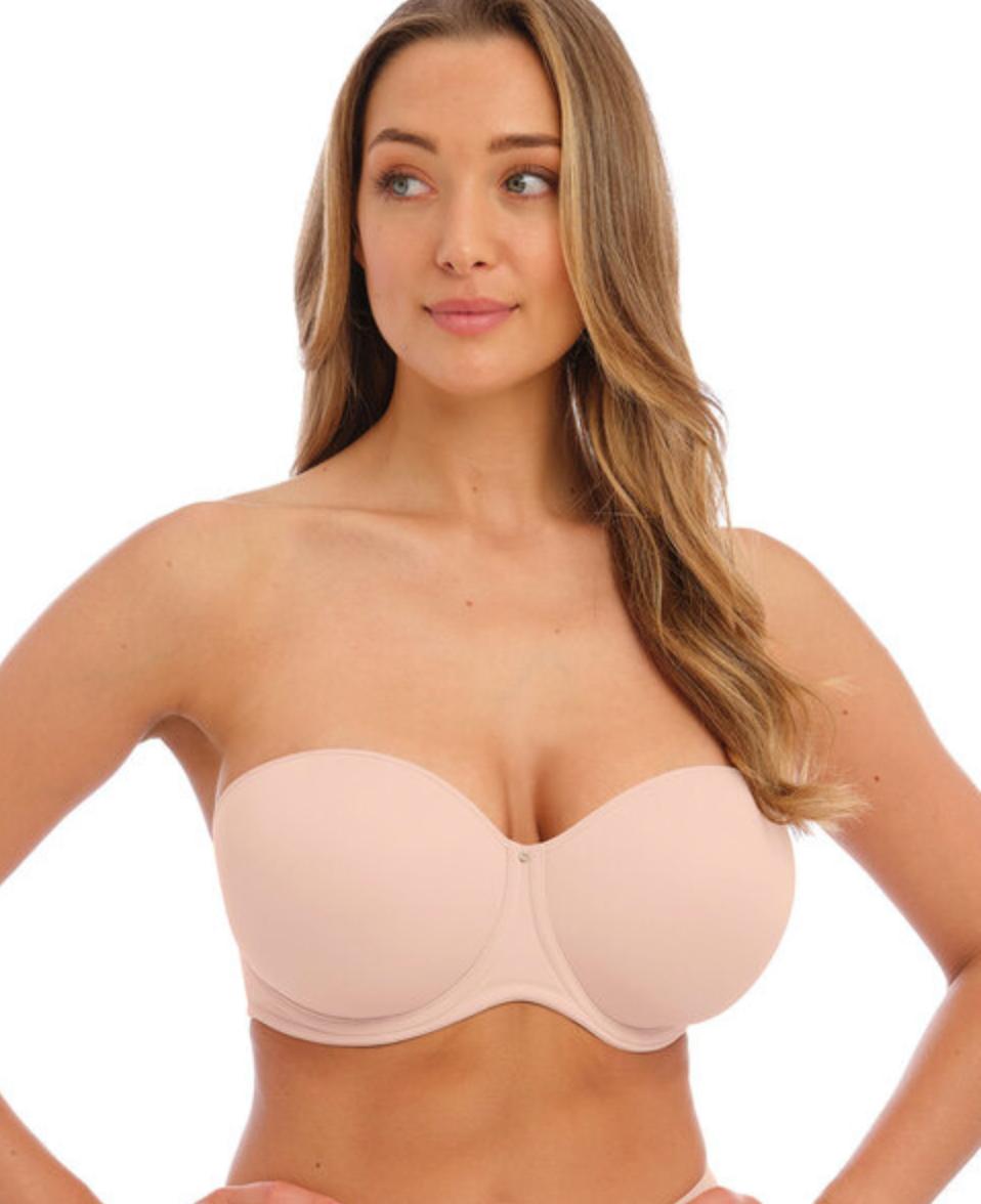 Fantasie Aura Strapless Bra in Natural Beige FL2320-Strapless Bras-Fantasie-Natural Beige-30-E-Anna Bella Fine Lingerie, Reveal Your Most Gorgeous Self!