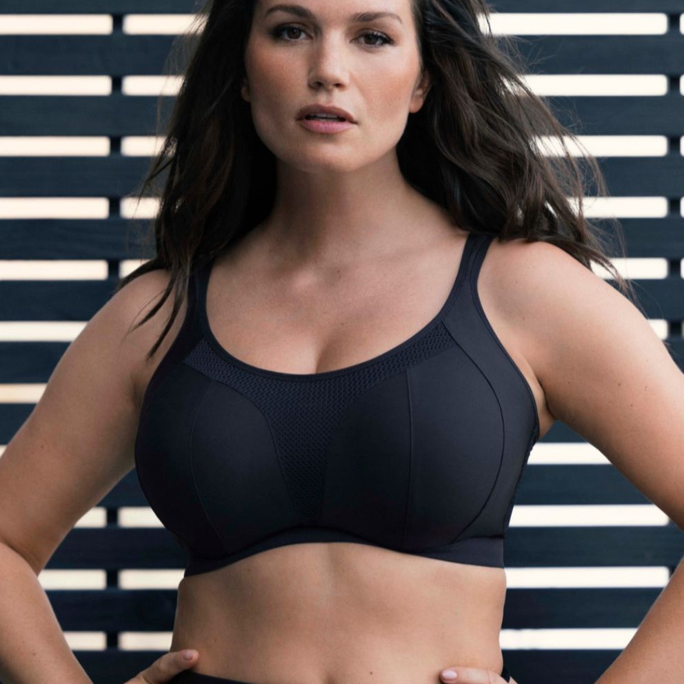 Fantasie Elevate UW Sports Bra FL102829 in Black-Sports Bras-Fantasie-Black-32-E-Anna Bella Fine Lingerie, Reveal Your Most Gorgeous Self!