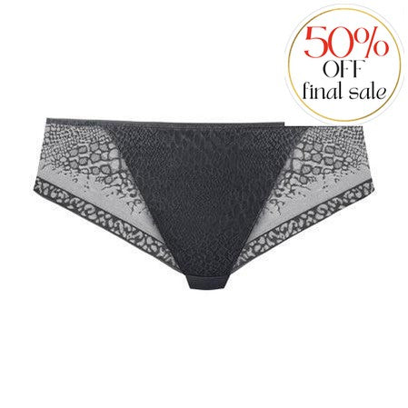 Fantasie Envisage Slate Brief FL6915-Panties-Fantasie-Slate-Small-Anna Bella Fine Lingerie, Reveal Your Most Gorgeous Self!