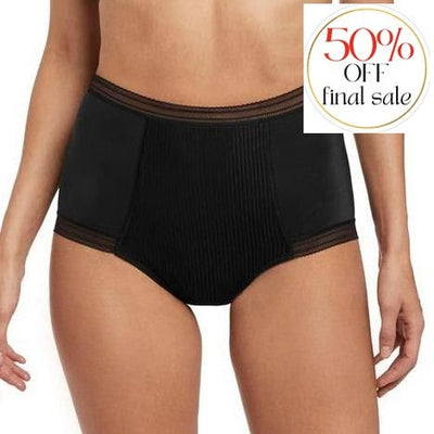 Fantasie Fusion Black High Waist Brief FL3098-Panties-Fantasie-Black-Medium-Anna Bella Fine Lingerie, Reveal Your Most Gorgeous Self!