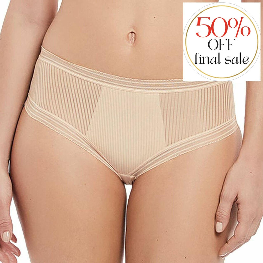 Fantasie Fusion Brief in Sand FL3095-Panties-Fantasie-Sand (SAD)-Small-Anna Bella Fine Lingerie, Reveal Your Most Gorgeous Self!