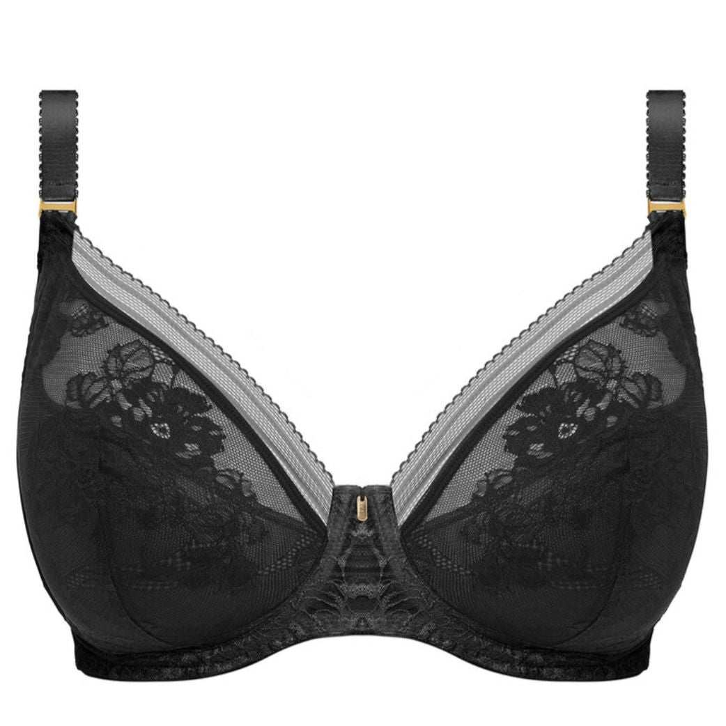 Fantasie Fusion Lace UW Plunge Bra FL102314 in Black-Anna Bella Fine Lingerie-Black-32-D