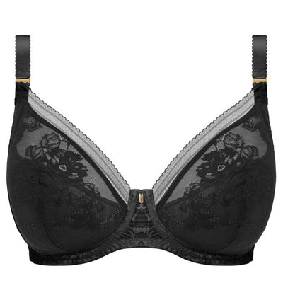 Fantasie Fusion Lace UW Plunge Bra FL102314 in Black-Anna Bella Fine Lingerie-Black-32-D