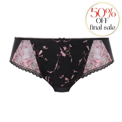 Fantasie Isla Brief FL6905-Panties-Fantasie-Black-Small-Anna Bella Fine Lingerie, Reveal Your Most Gorgeous Self!