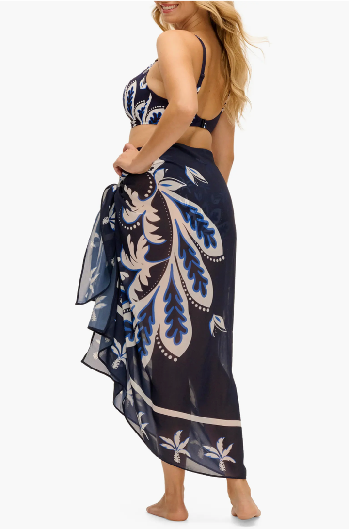 Fantasie Playa Azul Navy Sarong FS507391-Swimwear-Fantasie-Anna Bella Fine Lingerie, Reveal Your Most Gorgeous Self!