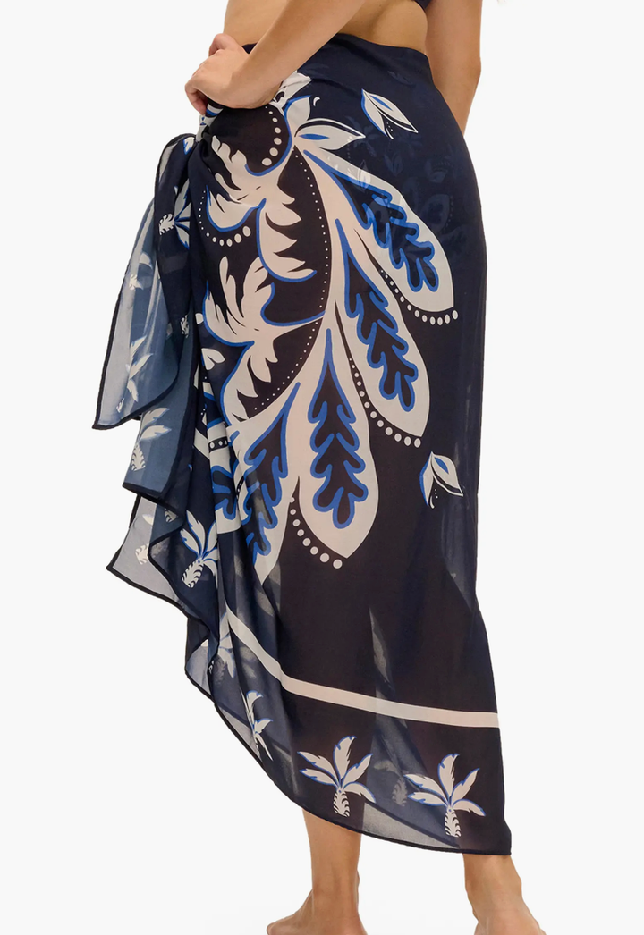 Fantasie Playa Azul Navy Sarong FS507391-Swimwear-Fantasie-Anna Bella Fine Lingerie, Reveal Your Most Gorgeous Self!