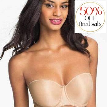 Fantasie Smoothing Strapless 4530-Strapless Bras-Fantasie-Nude-34-B-Anna Bella Fine Lingerie, Reveal Your Most Gorgeous Self!