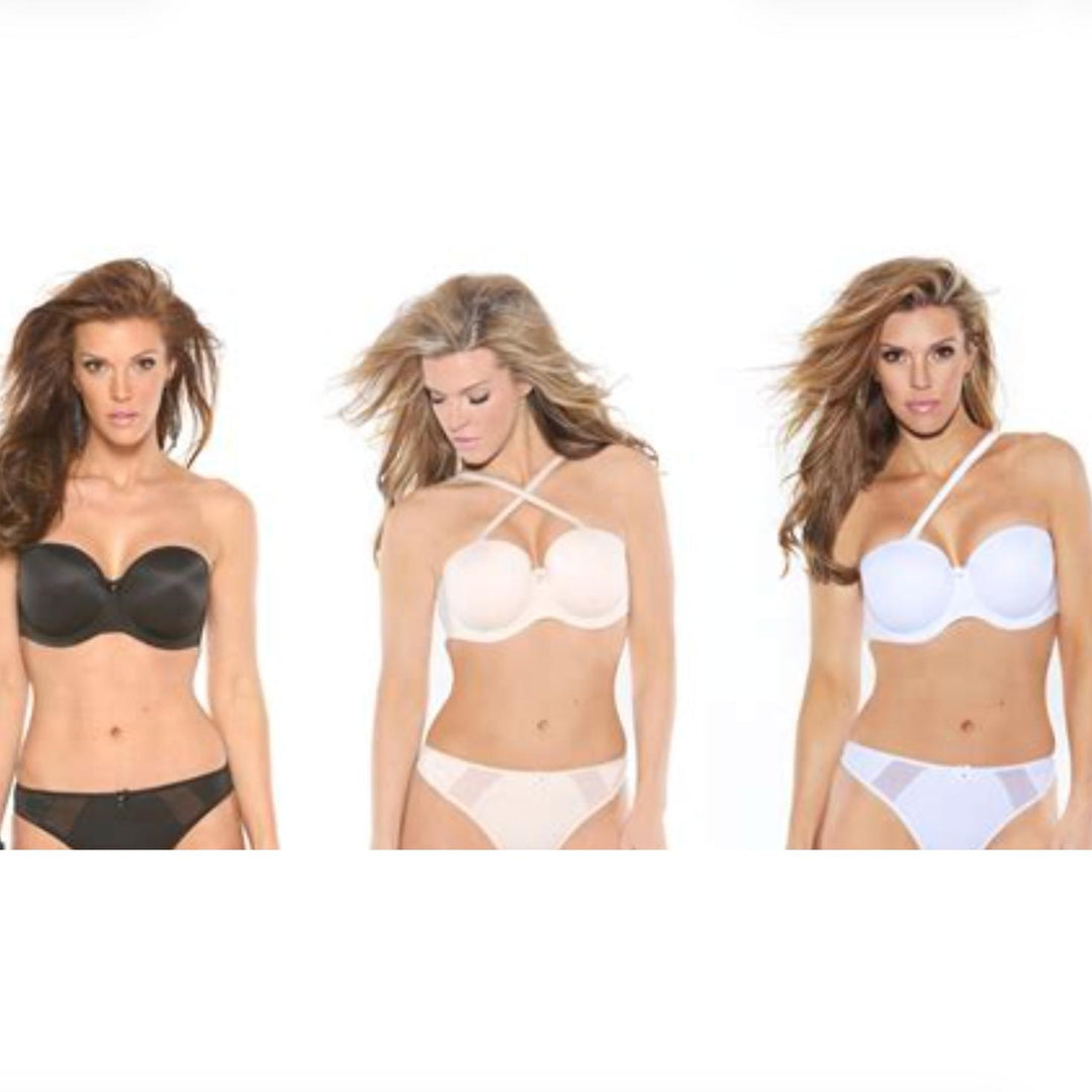 Fitfully Yours Felicia Strapless Bra B1011-Strapless Bras-FitFullyYours-Nude-32-DD-Anna Bella Fine Lingerie, Reveal Your Most Gorgeous Self!