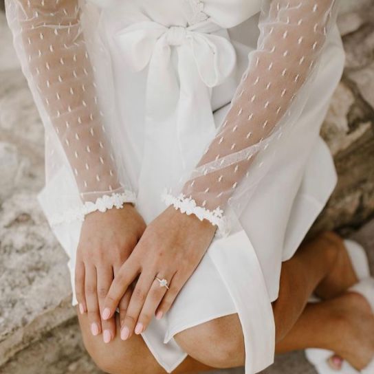 Flora Nikrooz Showstopper Cover Up in Ivory 8061-Robes-Flora Nikrooz-Ivory-XSmall-Anna Bella Fine Lingerie, Reveal Your Most Gorgeous Self!