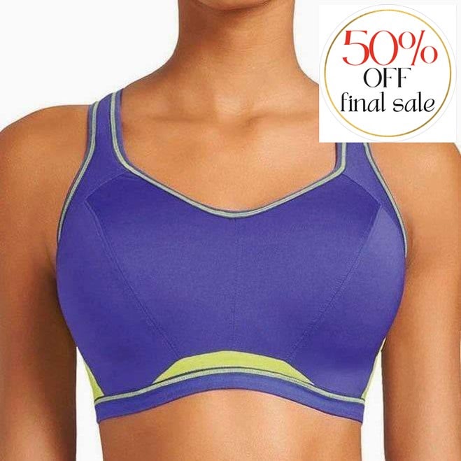 Freya 4004 UW Crop top Sports Bra-Sports Bras-Freya-Indigo-32-G-Anna Bella Fine Lingerie, Reveal Your Most Gorgeous Self!