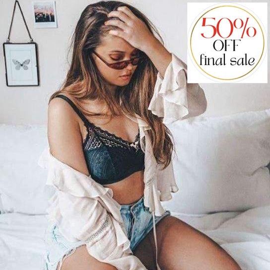 Freya Daisy Lace Bralette AA5134-Bralette-Freya-Black-XSmall-Anna Bella Fine Lingerie, Reveal Your Most Gorgeous Self!