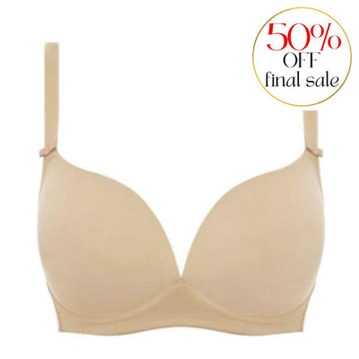 Freya Deco Moulded Soft Cup Bra AA4231-Non-Wired Bras-Freya-Nude-28-DD-Anna Bella Fine Lingerie, Reveal Your Most Gorgeous Self!