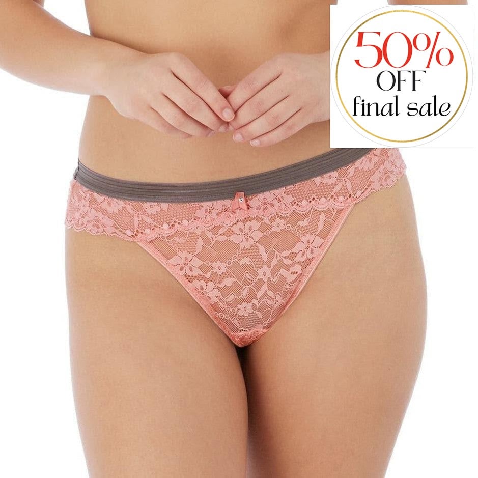 Freya Offbeat Brazilian AA5457-Panties-Freya-Rosehip-XSmall-Anna Bella Fine Lingerie, Reveal Your Most Gorgeous Self!