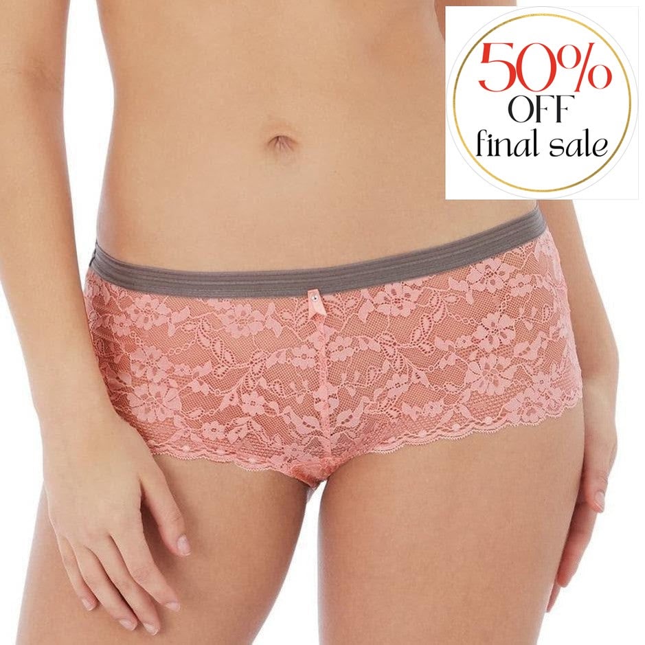 Freya Offbeat Short AA5456-Panties-Freya-Rosehip-XSmall-Anna Bella Fine Lingerie, Reveal Your Most Gorgeous Self!