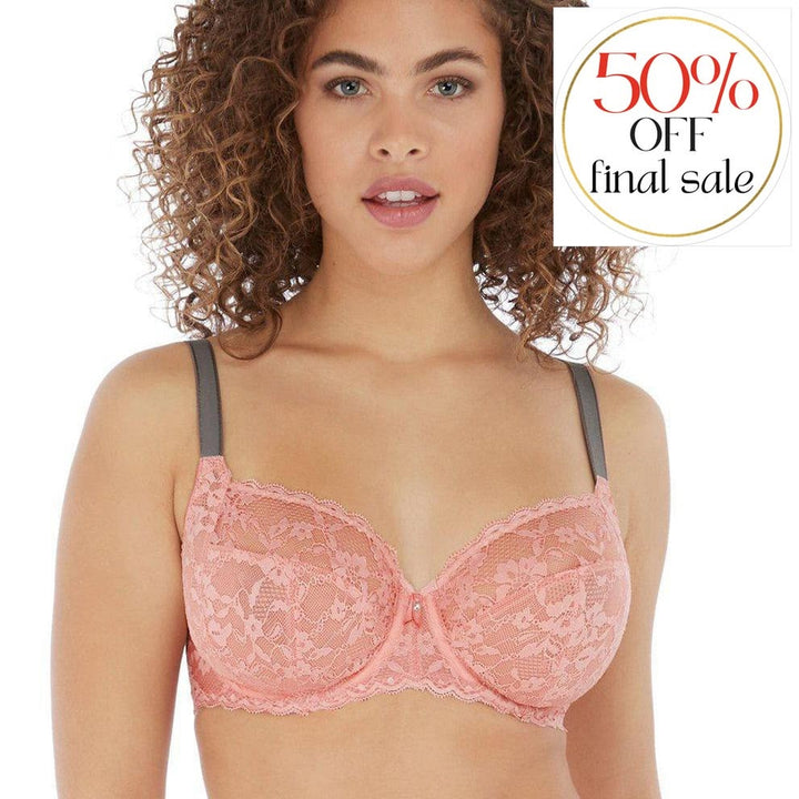Freya Offbeat Underwired Side Support Bra AA5451-Bras-Freya-Rosehip-30-DD-Anna Bella Fine Lingerie, Reveal Your Most Gorgeous Self!
