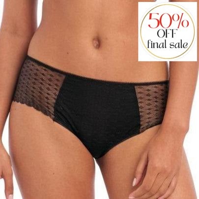 Freya Signature Black Short AA400580-Panties-Freya-Black-XSmall-Anna Bella Fine Lingerie, Reveal Your Most Gorgeous Self!