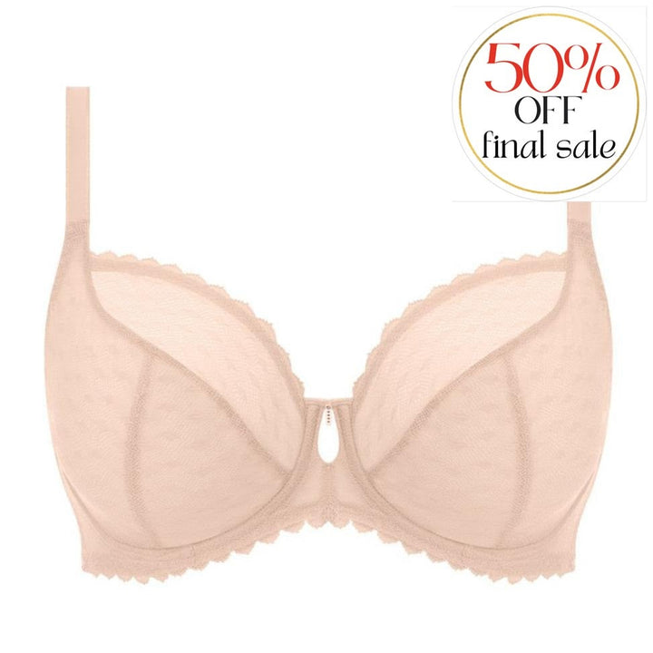 Freya Signature Natural Beige UW Plunge Bra AA400502-Bras-Freya-Natural Beige-30-F-Anna Bella Fine Lingerie, Reveal Your Most Gorgeous Self!