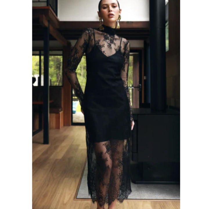 Ginia Asher Slip in Black GLA401-Anna Bella Fine Lingerie-Black-Small-