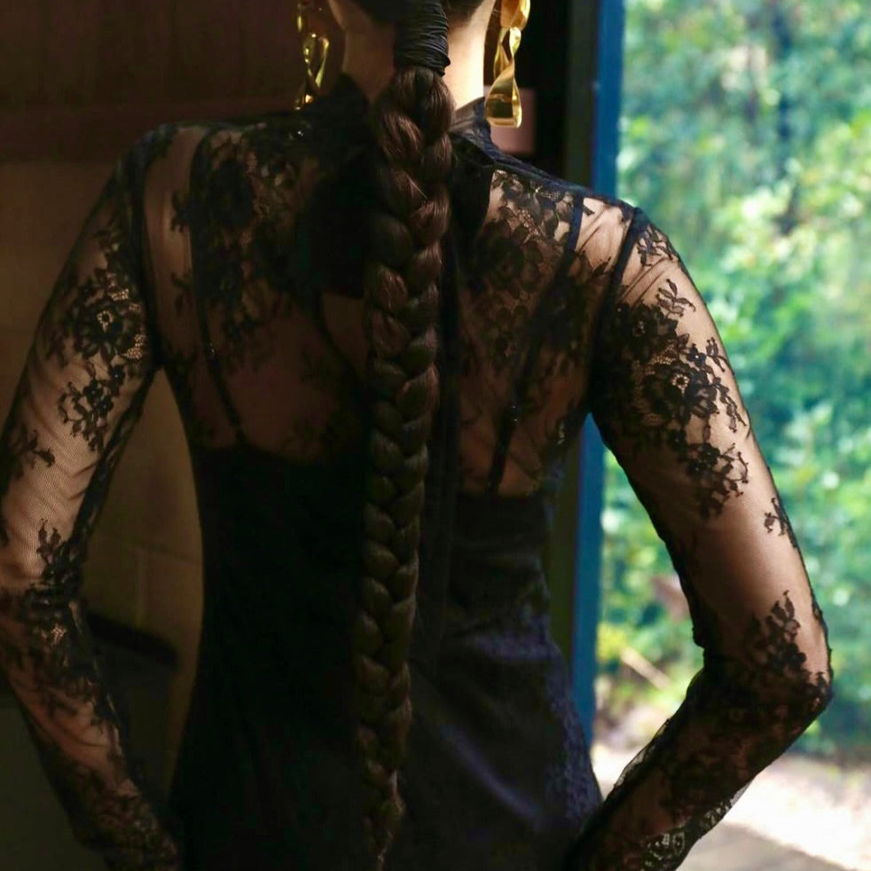 Ginia Asher Slip in Black GLA401-Anna Bella Fine Lingerie-Black-Small-