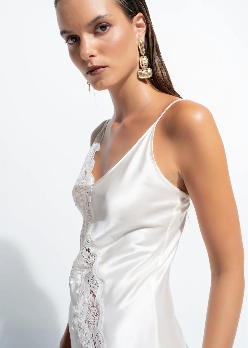 Ginia Jezebel Slip in Bone GSC401-Anna Bella Fine Lingerie-Bone-XSmall-