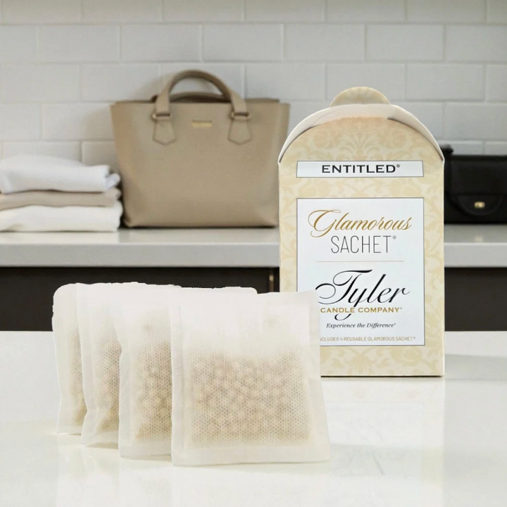 Glamorous Sachet in Entitled-Scent-Tyler Candle Company-Anna Bella Fine Lingerie, Reveal Your Most Gorgeous Self!