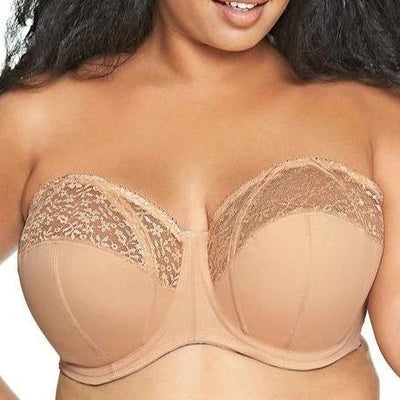 Goddess Adelaide Sand Uw Strapless Bra-Anna Bella Fine Lingerie-Sand-34-H