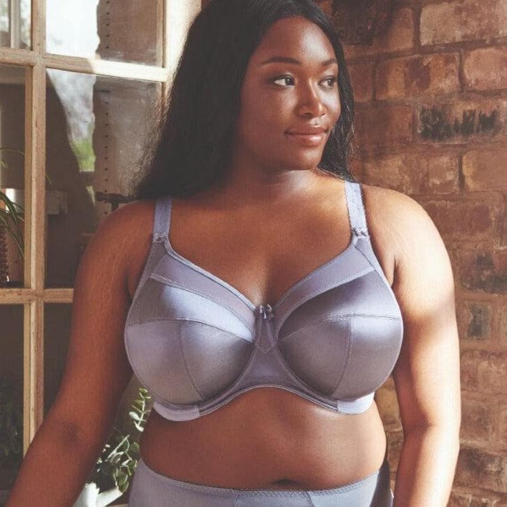 Goddess Keira UW Bra in Blue Granite GD6090-Bras-Goddess-Blue Granite-40-F-Anna Bella Fine Lingerie, Reveal Your Most Gorgeous Self!