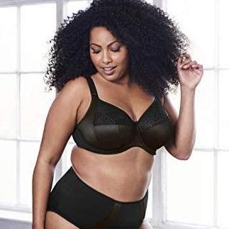 Goddess Sarah UW Banded Bra GD6020-Bras-Goddess-Black-38-F-Anna Bella Fine Lingerie, Reveal Your Most Gorgeous Self!