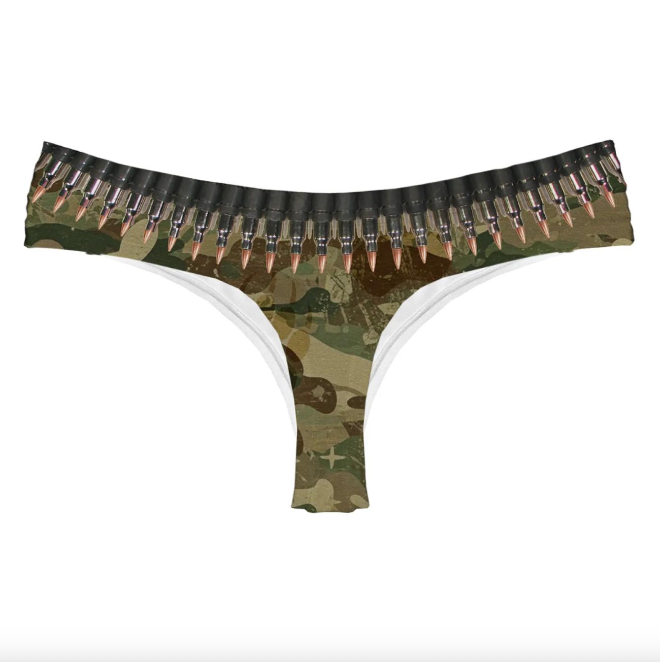 Happy Undies Bullet Hunter Thong-Anna Bella Fine Lingerie-Bullet Hunter-Small-